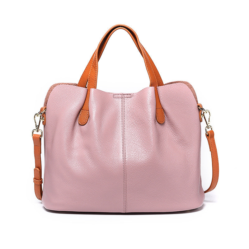 Brava Fashion™ Crafted Leather Handbag